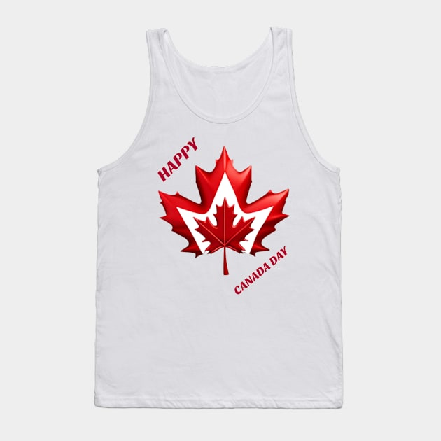 HAPPY CANADA DAY! Tank Top by Mujji